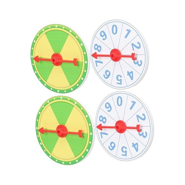ERINGOGO 6 Pièces Plateau Tournant De Loterie Juguetes Adultos Adilt Aduly Roue De Tombola De Table Roue De Tombola Aléatoire