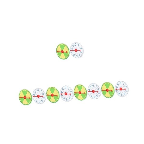 ERINGOGO 6 Pièces Plateau Tournant De Loterie Juguetes Adultos Adilt Aduly Roue De Tombola De Table Roue De Tombola Aléatoire