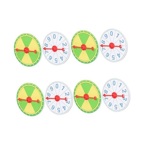 ERINGOGO 6 Pièces Plateau Tournant De Loterie Juguetes Adultos Adilt Aduly Roue De Tombola De Table Roue De Tombola Aléatoire
