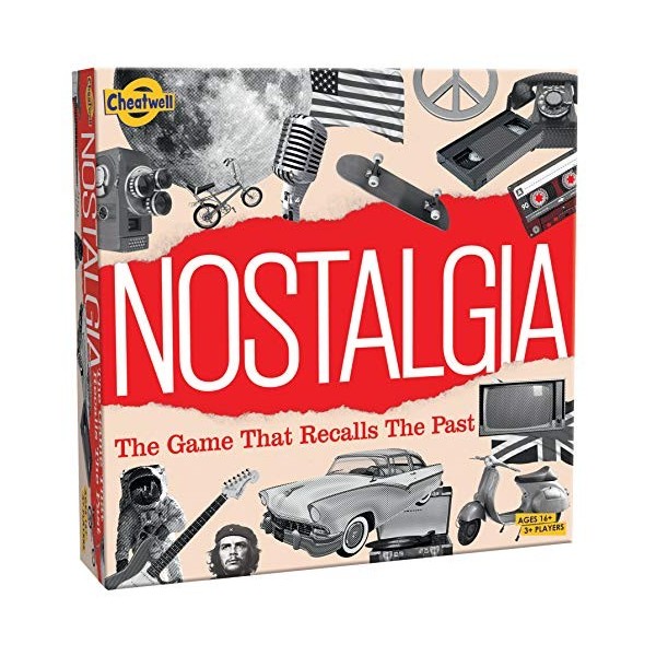 Cheatwell Games 9520 Nostalgia Trivia Board Game