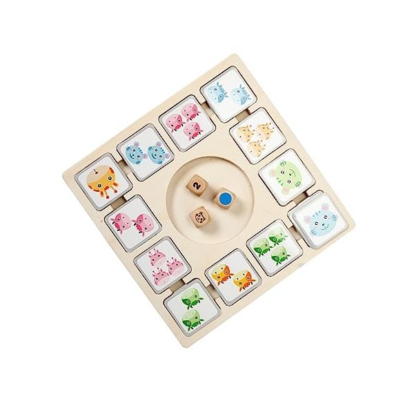 KOMBIUDA 1 Ensemble De Jouets DAspiration Mémoire Correspondant Aux Couleurs Tri Jouet Cartes Mémoire Jouet Jouets De Bureau