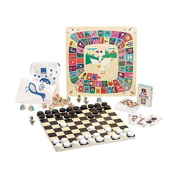 Vilac Grand Coffret Multi-Jeux Ingela P.Arrhenius, 7609, Multicolore