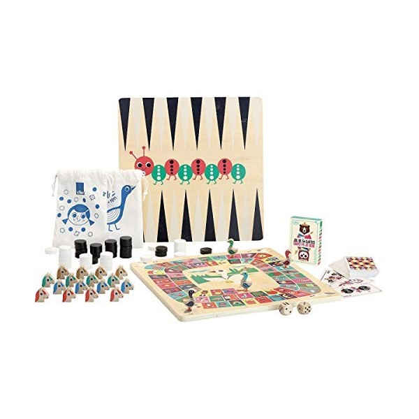 Vilac Grand Coffret Multi-Jeux Ingela P.Arrhenius, 7609, Multicolore