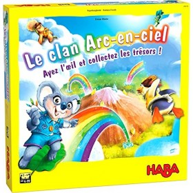 HABA Clan Arc-en-Ciel société-Jeu de Collecte et estimation des Distances-4 Ans et Plus, 306176, Coloré