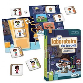 Placote – Le laboratoire des émotions – Jeu éducatif – Jeu d’apprentissage pour la reconnaissance des émotions – Jeu de loto 