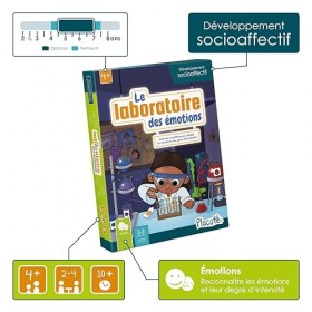 Placote – Le laboratoire des émotions – Jeu éducatif – Jeu d’apprentissage pour la reconnaissance des émotions – Jeu de loto 