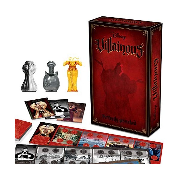Ravensburger Disney Villainous Perfectly Wretched - Strategy Board Game for Kids & Adults Age 10 Years Up - Can Be Played as 