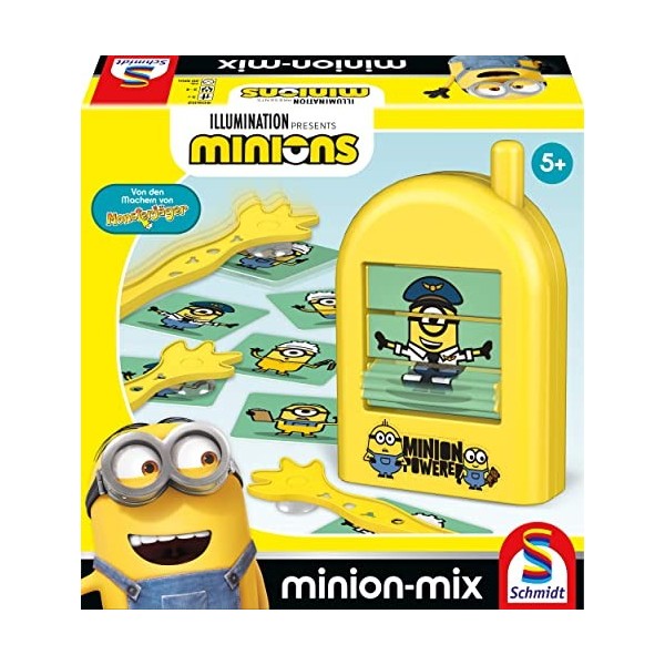 Schmidt Spiele 40602 Minion Mix Jeu daction 3D Multicolore