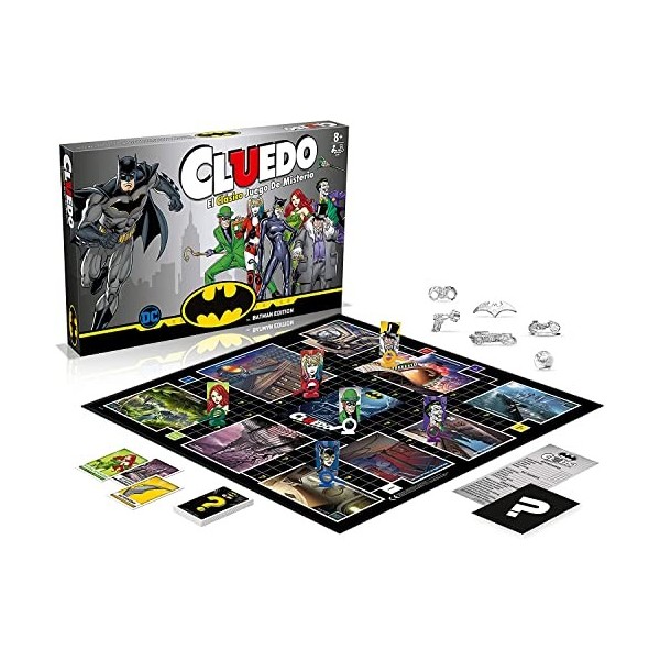 Winning Moves Jeu de société Cluedo Batman - Version Espagnol Multicolore