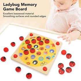 Plateau de Jeu Coccinelle Développement Cognitif Personnes âgées Démence Mémoire Activités Dappariement pour un Usage Domest