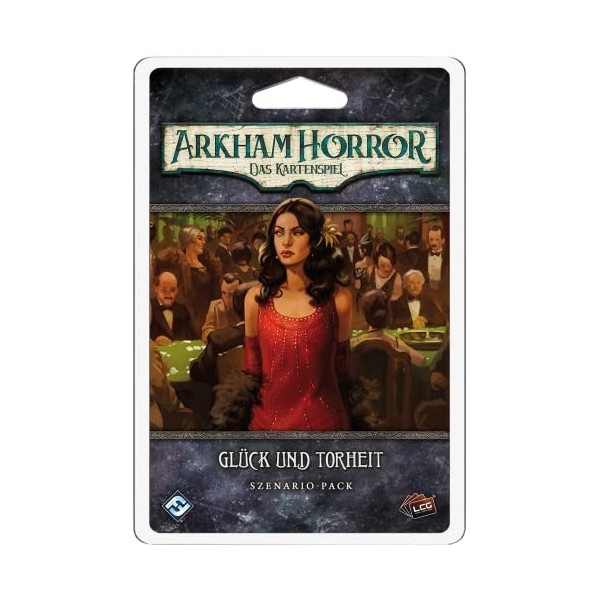 Fantasy Flight Games- Horreur à Arkham : Le Jeu de Cartes – Fortune et Folly Horror, FFGD1173, Multicolore, coloré, 3. Einzel