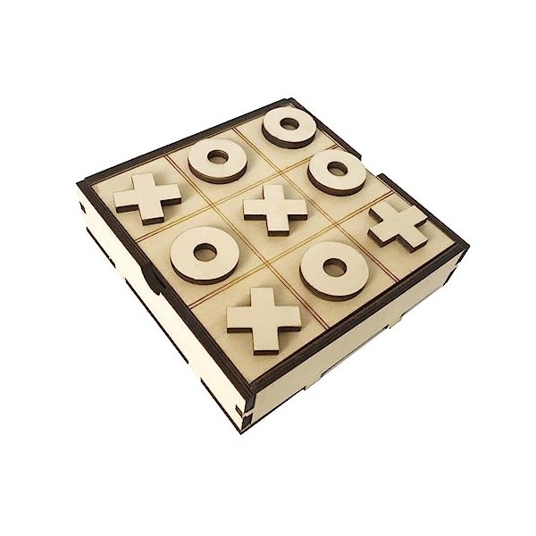 Toyvian 3 Jeux DÉchecs XO Jouets De Sport pour Bébés Jouets De Sport pour Tout-Petits Jouets Éducatifs pour Enfants Jouets I