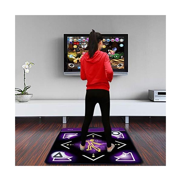 Danse antidérapante TV Step Bit Sense Tapis PC pour danseurs Yoga Jeu 8 pour éducation Tige pour enfants de 4 ans comme indi