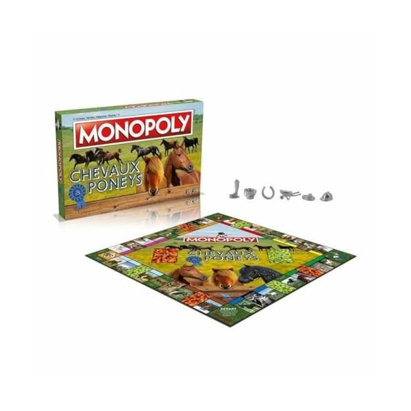 Winning Moves - Monopoly Chats- Jeu de société - Jeu de Plateau - Version française