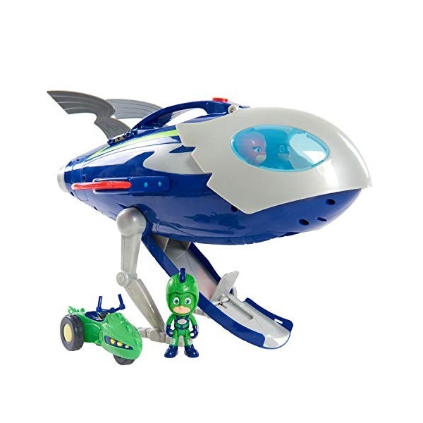 PJ Masks- Super Moon Adventure HQ Rocket Kit de Jeu, 95121, Non renseigné, 17.1 x 38.7 x 35.6 cm