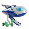 PJ Masks- Super Moon Adventure HQ Rocket Kit de Jeu, 95121, Non renseigné, 17.1 x 38.7 x 35.6 cm