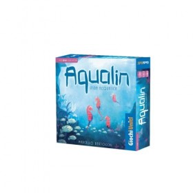 Giochi Uniti - Aqualin, Jeu Abstrait pour Deux Joueurs, édition Italienne, GU732, Multicolore