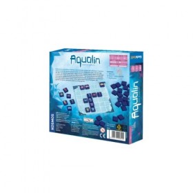 Giochi Uniti - Aqualin, Jeu Abstrait pour Deux Joueurs, édition Italienne, GU732, Multicolore