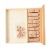 ibasenice Puzzle pour Enfants Puzzles en Bois pour Enfants Jouet pour Enfants Jouets Éducatifs pour Enfants Sudoku en Bois En