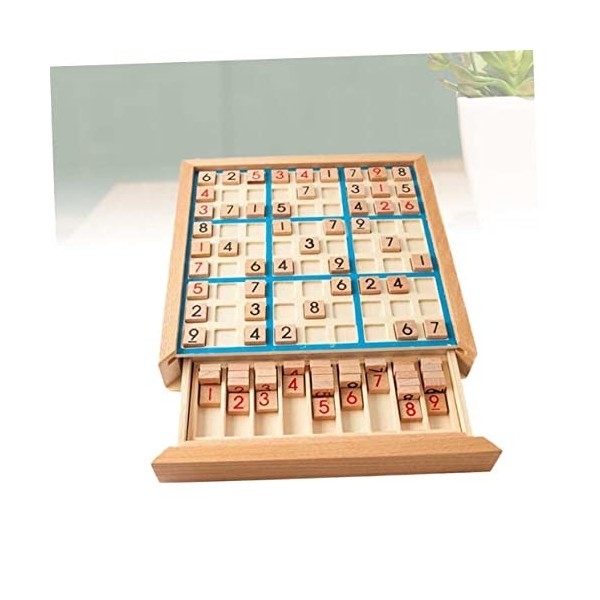 ibasenice Puzzle pour Enfants Puzzles en Bois pour Enfants Jouet pour Enfants Jouets Éducatifs pour Enfants Sudoku en Bois En