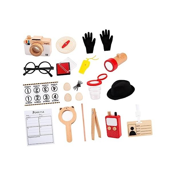 Totority 1 Ensemble Détective Cosplay Jouets pour Enfants Garçons Trousse À Outils pour Tout-Petits Jouet pour Tout-Petits En