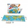 Ravensburger-Notre Voyage Autour du Monde 00070 Jeu géographie éducatif à partir de 4 Ans pour garçons et Filles, pour 1 à 4 