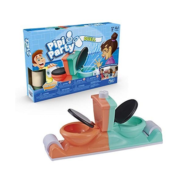 Hasbro Spiele E3257100 PIPI Party Duell, jeu de société - version allemande