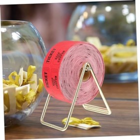 SAFIGLE 1 Lot DÉtiquettes De Billets De Tombola Billets en Papier Détenteurs De Billets De Tombola Étiquettes De Billets Bil