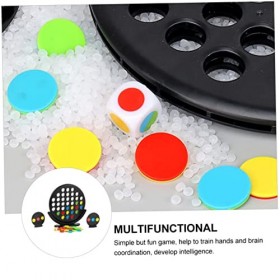 Hohopeti 1 Jeu Drapeau Coloré Jouets Stratégiques Jeu Déchecs 3D Jeu De Dames 3D Jeu De Réflexion Jouets Sensoriels Montesso