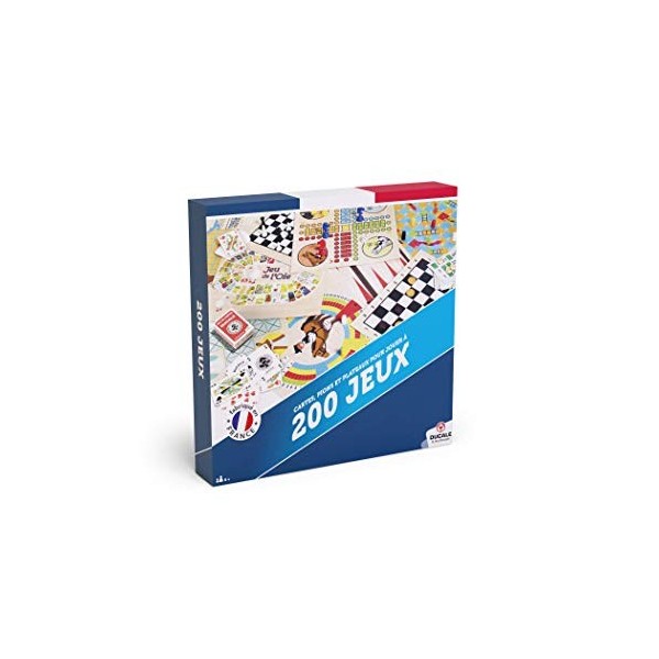 La Ducale- Horse français-Coffret 200 Jeux pour Tous-Les Grands Classiques Famille & Enfant, 10011364