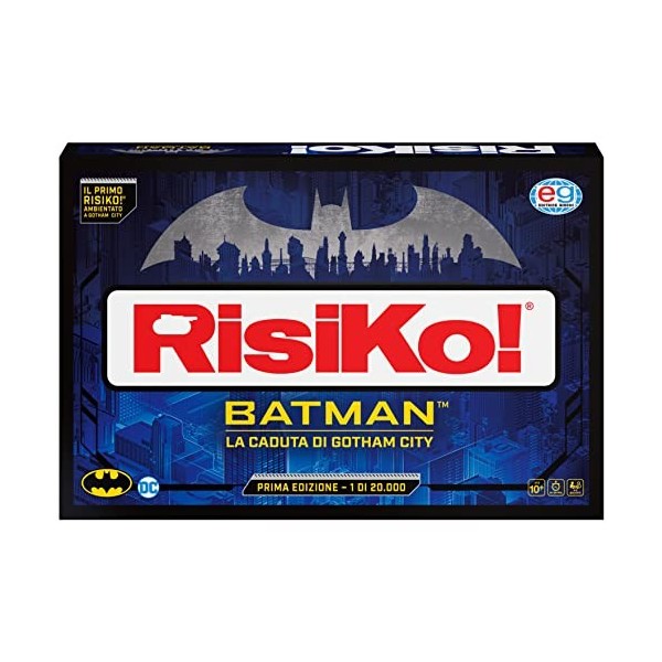 Spin Master - Editrice Giochi, Risk ! Batman DC, jeu de stratégie, jeu de plateau, 10 ans et plus, version italienne