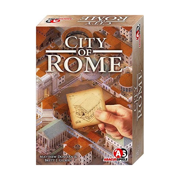 ABACUSSPIELE 04183 - Jeu de stratégie City of Rome, jeu de stratégie familiale - Version Allemande