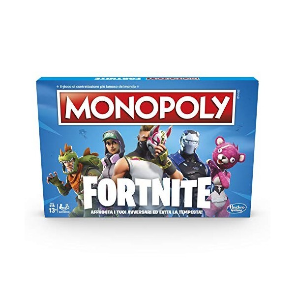 Monopoly fortnite, Jeu en boîte, version en italien - version italienne