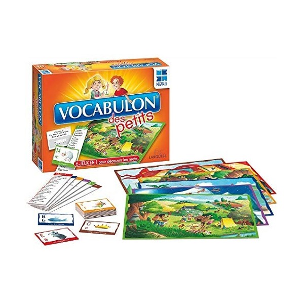 Vocabulon des Petits 3 a 6 Ans - 6 Jeux en 1 pour decouvrir Les Mots - megableu - Jeu educatif Nouvelle Version