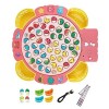 Jeu de Poissons Jeu de Pêche Jeu de Table Rotatif avec Musique Mignonne Jeu de Pêche Magnétique pour Enfants Jeu de Pêche dan