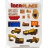 Iberplace 1:220 Échelle Z Figures 10013 Super-Set Construction Décoration Accessoires pour Votre modélisme ferroviaire Véhicu