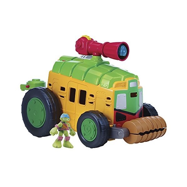 Tortues Ninja - 6734 - Figurine Animation - Camion De Combats avec 30 Sons Et Figurine Exclusive - 6 cm