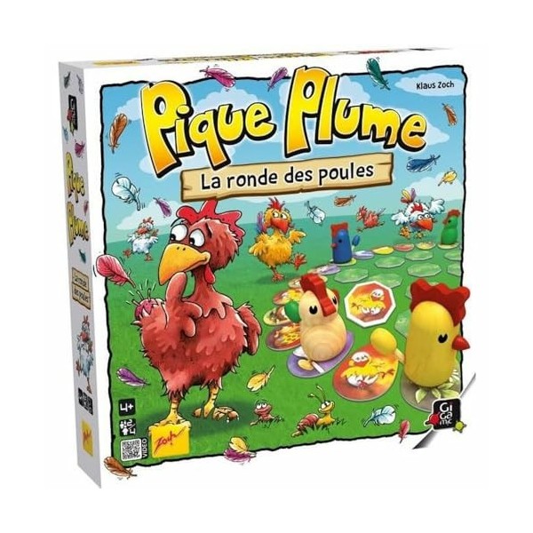 GIGAMIC Jeu de Mémoire - Pique Plume, 4 ans to 99 ans