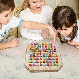 Basii Jeu Sudoku - Puzzles Sudoku Jeu pour Adulte - Plateau Jeu en Bois et Livre Puzzle, réflexion numérique pour Adultes et 