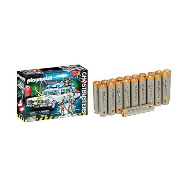 Playmobil - 9220 - Ecto-1 Ghostbusters avec les batteries Amazon Basics