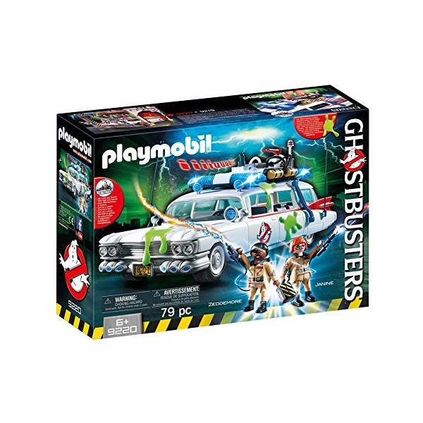 Playmobil - 9220 - Ecto-1 Ghostbusters avec les batteries Amazon Basics