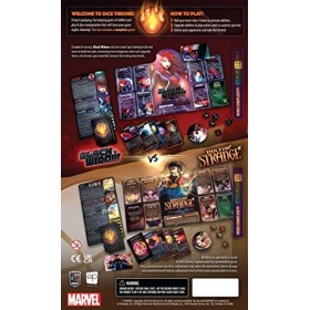The OP| USAopoly |Dice Throne Marvel Black Widdow & Doctor Strange | 2 Hero Box avec Black Widow, Doctor Strange |Compatible 