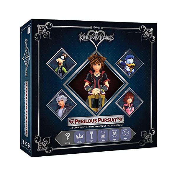 USAopoly The OP Disneys Kingdom Hearts Perilous Pursuit - Jeux de dés - Un Jeu de stratégie de Construction de Packs - A par