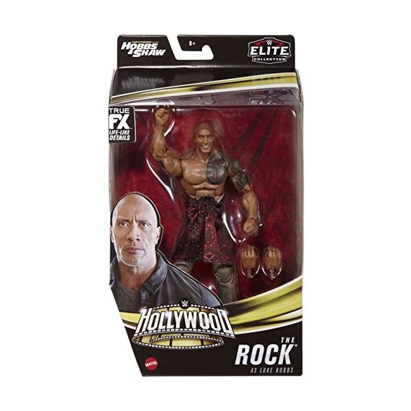 WWE Elite Collection Hollywood Series The Rock dans le rôle de Luke Hobbs Retail Exc