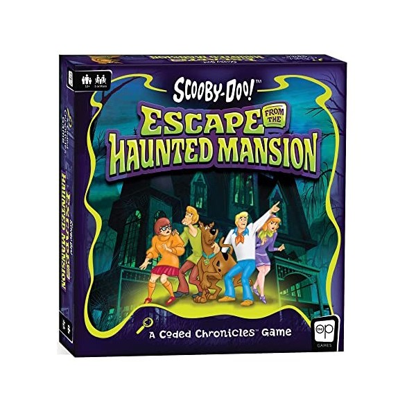 The OP Games - Scooby-Doo: Escape from The Haunted Mansion - A Coded Chronicles Game - Board Game