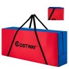 COSTWAY Sac de Rangement pour Jeux Puissance 4 Géant, Sac de Transport en Tissu Oxford pour Jeu de Société Non Inclus , Espa