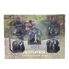 Catalyst Game Labs BattleTech Mini Force Pack : Clan Striker Star, CAT35732, Gris