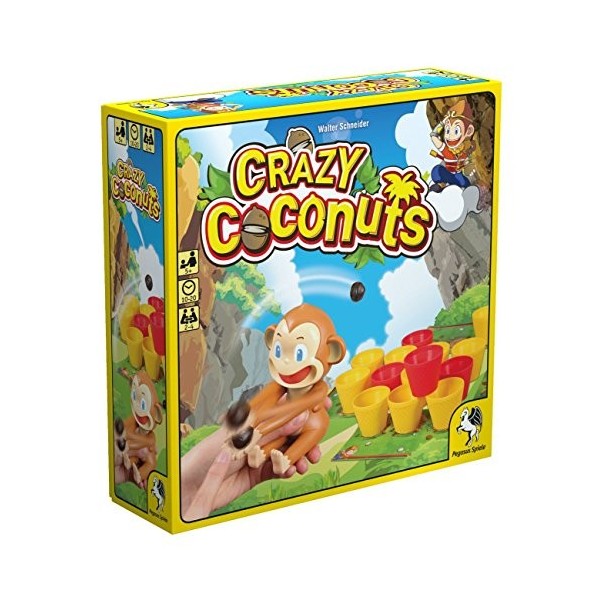 Pegasus Spiele 52153G - Crazy Coconuts, Gioco da tavolo [lingua tedesca]