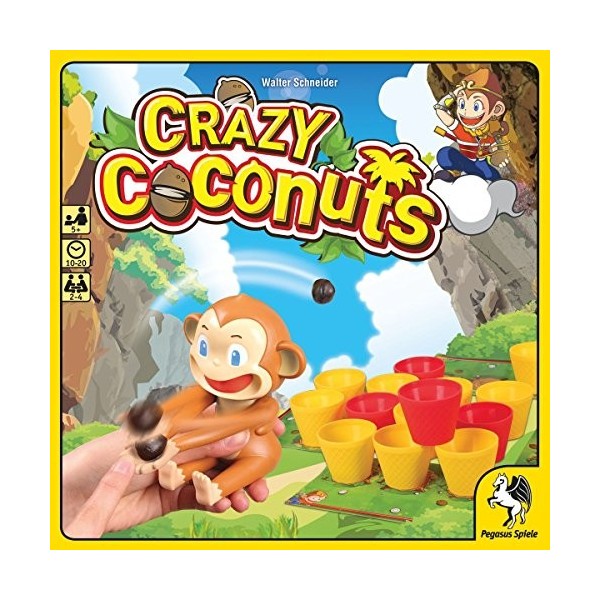 Pegasus Spiele 52153G - Crazy Coconuts, Gioco da tavolo [lingua tedesca]