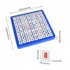 Larcele Plateau de Jeu Planche Sudoku en Plastique pour Enfants Jeu de Société à Partir de 6-8 Ans avec Notice SD-09